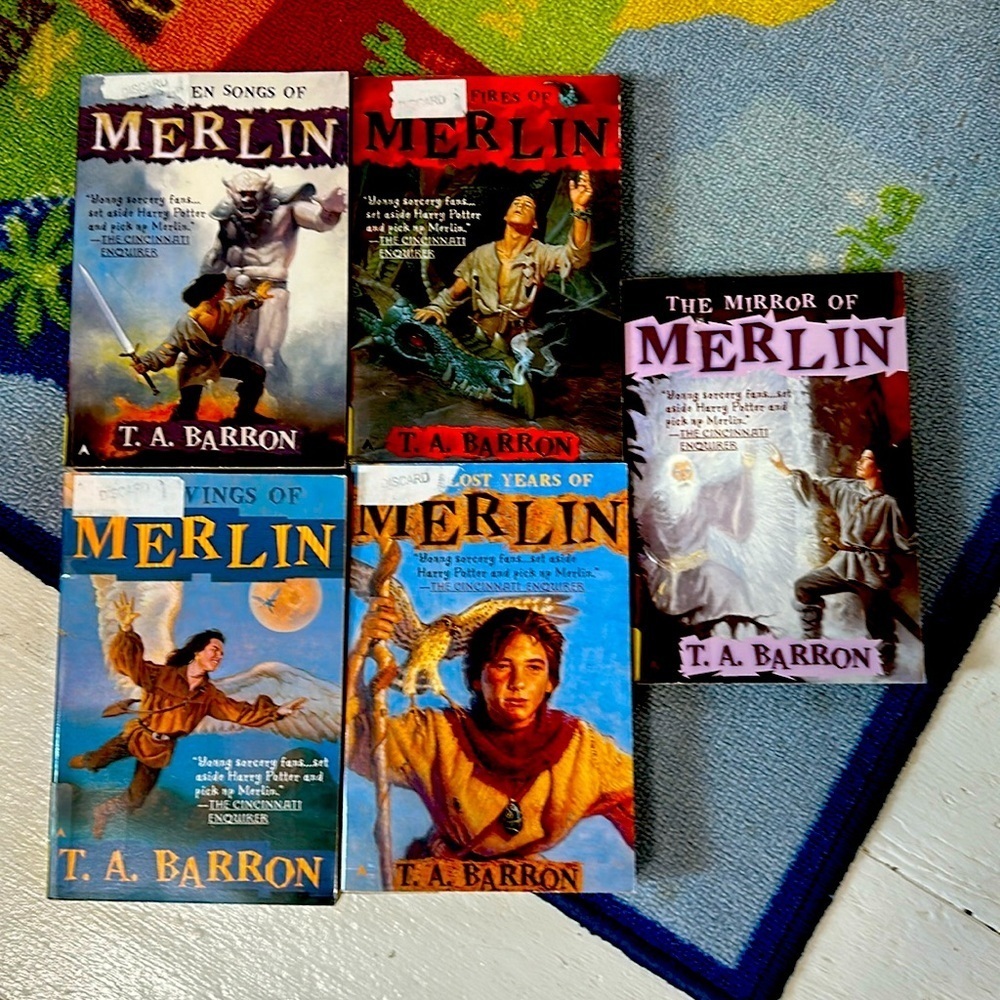 The Merlin Saga Books 1-5 by TA Barron